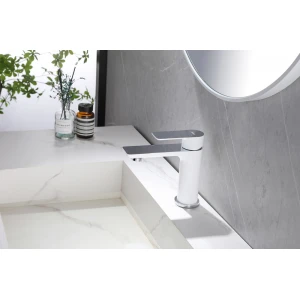 Смеситель ABBER Weiss Insel AF8010W для раковины